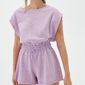 Urban Outfitters Out From Under Tina Terry Romper Lilac